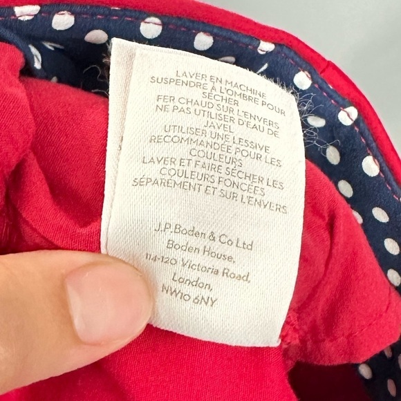 Boden Red Women's Trousers - Picture 9 of 9